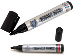 Permanent marker stift schwarz wasserfest rund
