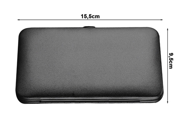 Nagelset maniküre- und pediküre-etui mit 18 teilen