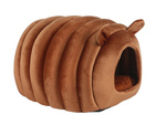 Plush bed cocoon for dog cat soft pillow bedding fluffy