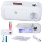 Cepillo de dientes organizador dispensador esterilizador uv