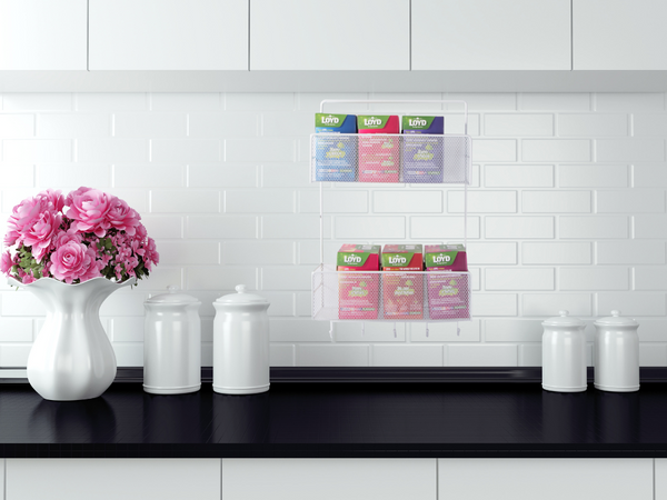 Organizador metálico estante colgante cocina estante baño colgador