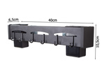 Kitchen wall-mounted shelf organiser hanger