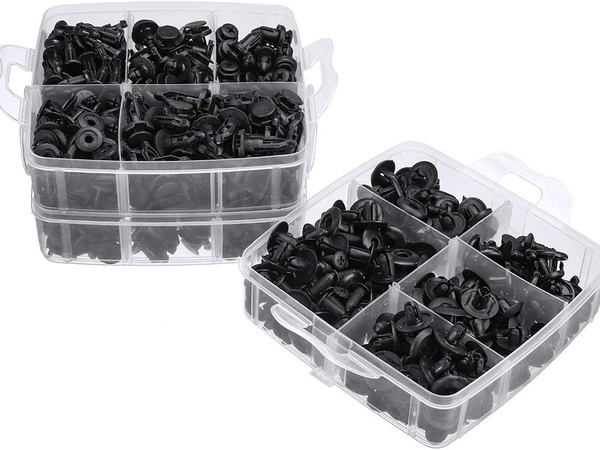 Automobilių kaiščių apmušalų klipsų rinkinys 620 vienetų