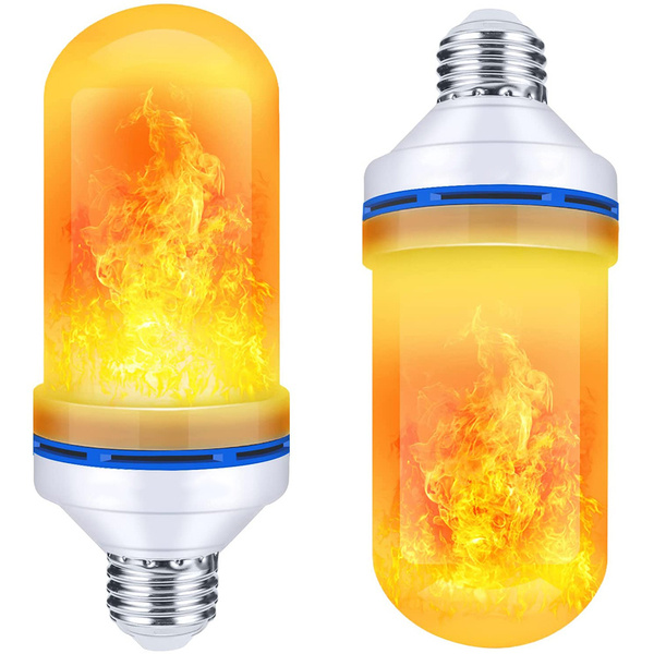 Llama viva imitación bombilla led e27 9w decorativa