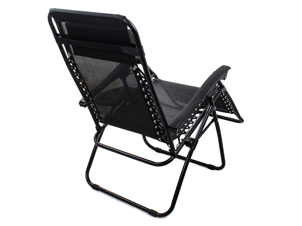 Folding beach chair zero gravity 2in1 touristic chair