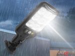 Cob farola solar exterior con sensor de movimiento y crepuscular + mando a distancia