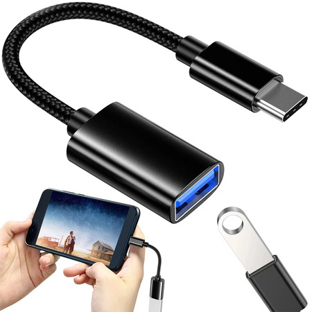 Adapter usb-c auf usb-a 3.0 otg fest auf telefon fest