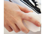 Magic sponge for cleaning stains removes dirt