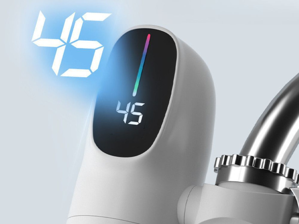 Elektrický ohřevník vody do kránu lcd 3000 w průtokový s displejem
