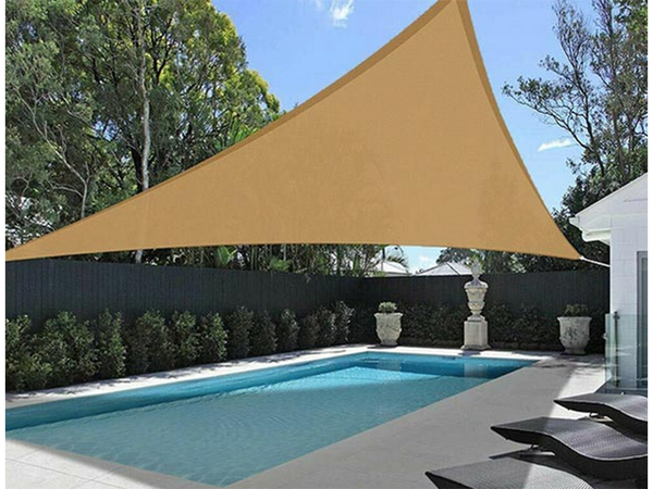 3x3x3m parasol de jardin imperméable triangle
