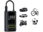 Pompe à vélo électrique pour vélo voiture compresseur lampe de poche 10 bar lcd