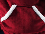 Warmes sweatshirt oversize-decke xxl 2in1 dickes fell weiches kapuzenmantel
