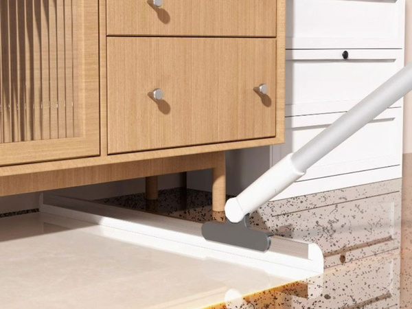 Recogedor de agua para suelos, ventanas y espejos con mango telescópico largo