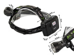 Bailong led pealamp xhp160 powerbank zoom