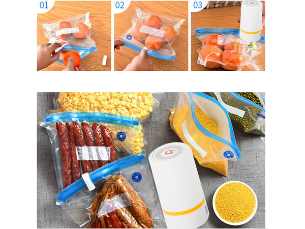 Pompe à vide pour sacs sous vide alimentaires