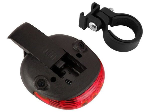 Luz trasera bicicleta 5 led laser line luz trasera carretera