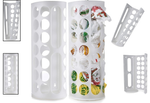 Organisateur de sacs plastiques universel blanc pour sacs plastiques