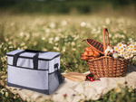 Thermal bag lunch box picnic food for the beach for drinking fridge 16l