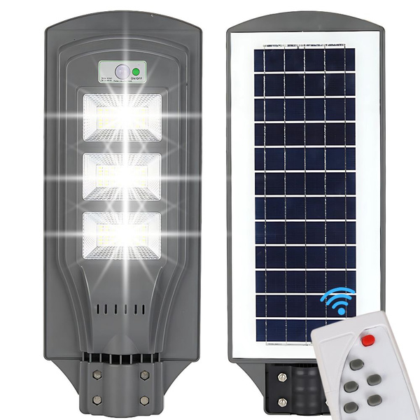 SOLÁRNA ULIČNÁ LAMPA S DIAĽKOVÝM OVLÁDAČOM 3 LED (10)