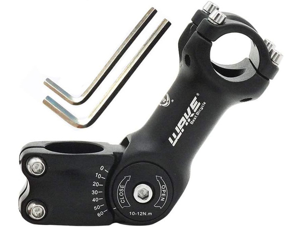 Potencia de manillar ajustable para bicicletas ahead 28.6/31.8mm