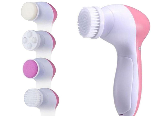 Cepillo de limpieza facial masajeador eléctrico 4en1