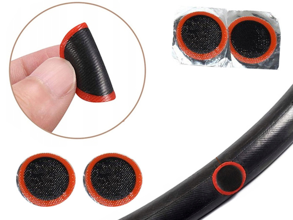 Kit de vulcanizare pentru tuburi interioare de biciclete plasturi de reparare cu linguri lipici