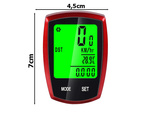 Wireless bike counter lcd speedometer