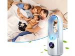 Column fan bladeless quiet standing humidifier