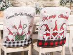 Housse de dossier de chaise décoration de noël décoration de noël