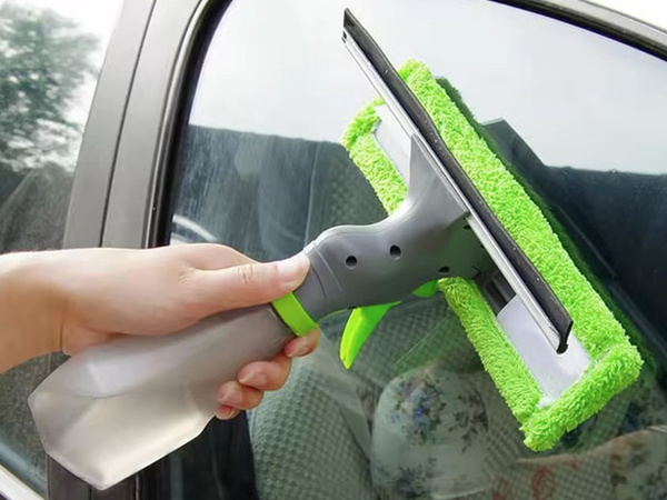 Logu tīrītājs 3in1 logu tīrītājs spoguļu tīrītājs squeegee mazgātājs mikrošķiedra