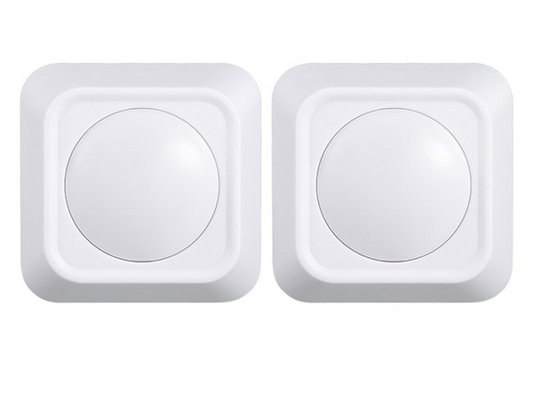 Bezdrátové rgb vedlo noční světlo dálkové ovládání 2 kusy