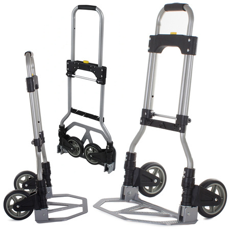 Flat folding warehouse trolley 70kg