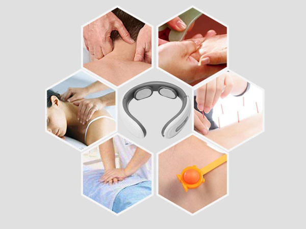 Neck tens ems electrostimulator 2in1