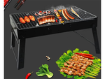 Kelioninis grilis nešiojamas sulankstomas dėklas, medžio anglių kempingas bbq