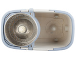 Rotary mop 360 spin turbo bucket set microfibre pad
