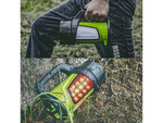 Wiederaufladbare led-taschenlampe suchscheinwerfer leistungsstarke powerbank