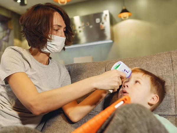 Termómetro infrarrojo sin contacto lcd electrónico preciso digital