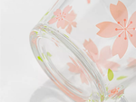 Juego de vajilla: cuencos, tazas, tazas de café y ensaladeras de cristal con diseño floral, 6 piezas.