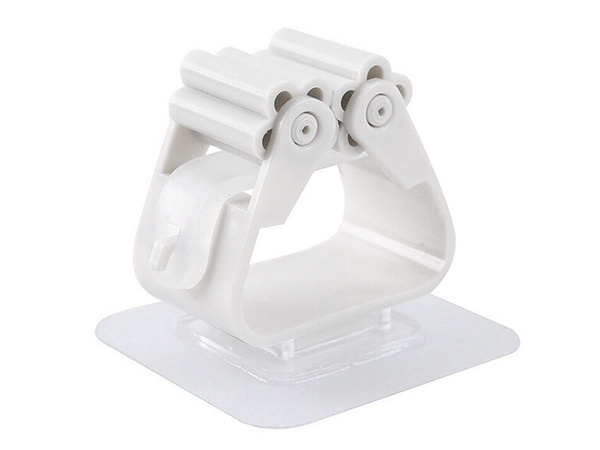 Portacepillos autoadhesivo para mopa de palo