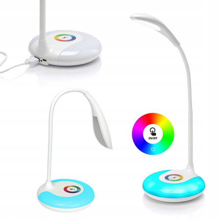 Led rgb desk lamp 256 colours