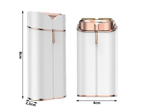 Aparat de ras pentru femei corp epilator picioare fata sprancene trimmer pentru femei usb