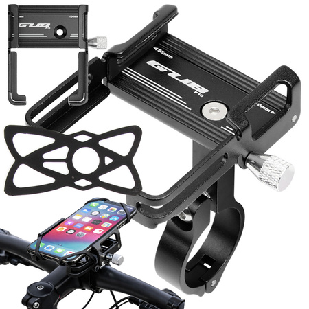 SUPPORT DE TÉLÉPHONE POUR VÉLO GUIDON EN ALUMINIUM RÉGLABLE MOTEUR PUISSANT