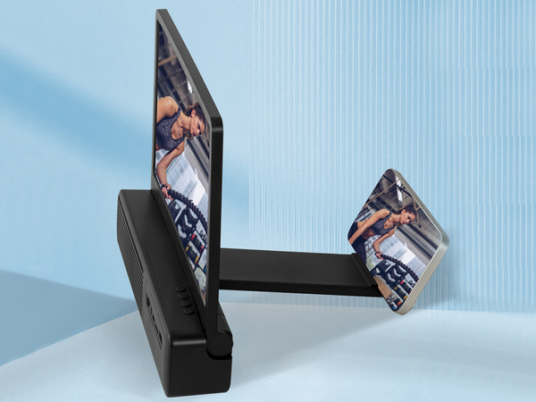 Pantalla de aumento con lupa y amplificador de pantalla para ver el altavoz del teléfono