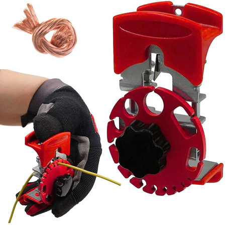 Ruční odstraňovač izolace kabelů s nastavitelným střihem