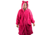 Cálida manta oversize sudadera xl gruesa 2en1 con capucha de piel manta sudadera gruesa