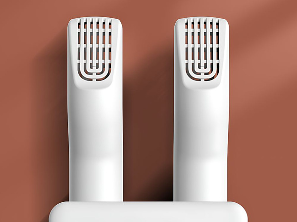 Secador de zapatos de pared adhesivo, secado rápido e intenso, para montar en la pared.