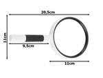 Lupa klasyczna szkło powiększające czytania 95mm