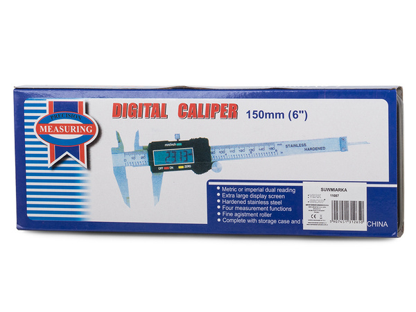 Electronic digital calliper l150 lcd metal