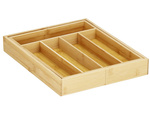 Organizátor zásuvek pro kuchyňské stoly bambus 7 dveří 39cm l