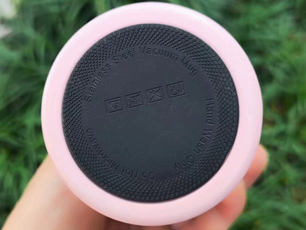 530 ml termo skodelica s slamico in jeklenim ročajem, termo skodelica za hladne in vroče pijače